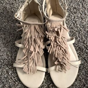 Fringe sandals